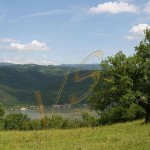 Bild0223 - Orsova - Blick auf Rumänien aus 230m Höhe